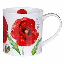 Floral Blooms Poppy Orkney Shape Mug