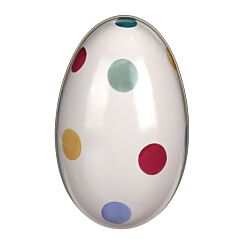 Medium ‘Polka Dots’ Egg-Shaped Tin