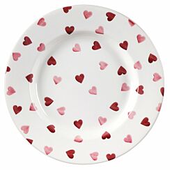Pink Hearts 10 1/2 Inch Plate 