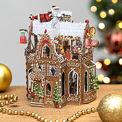 ‘Gingerbread House’ 3D Christmas Card