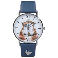 ‘Contentment’ Fox Leather Watch